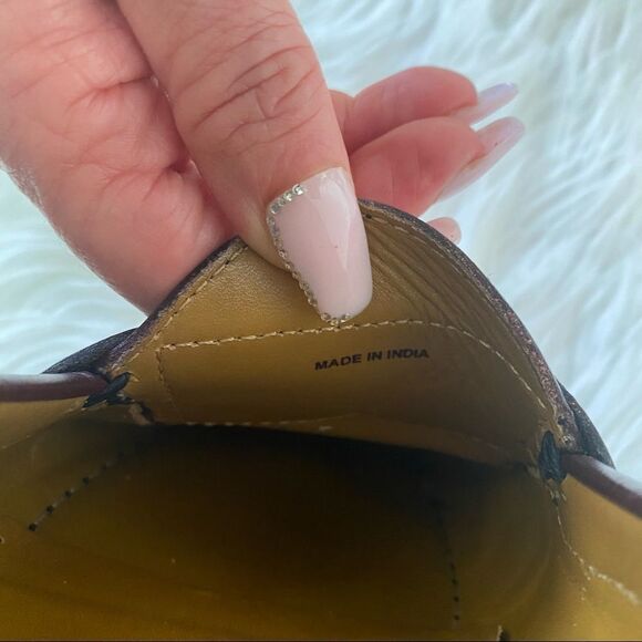 Cole Haan Brown Leather Pinch Penny Loafers 9
